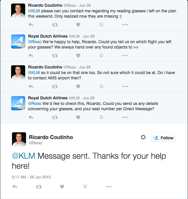 KLM-social-media-customer-service-twitter