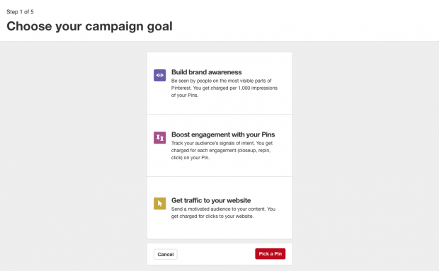 Werbung auf Pinterest