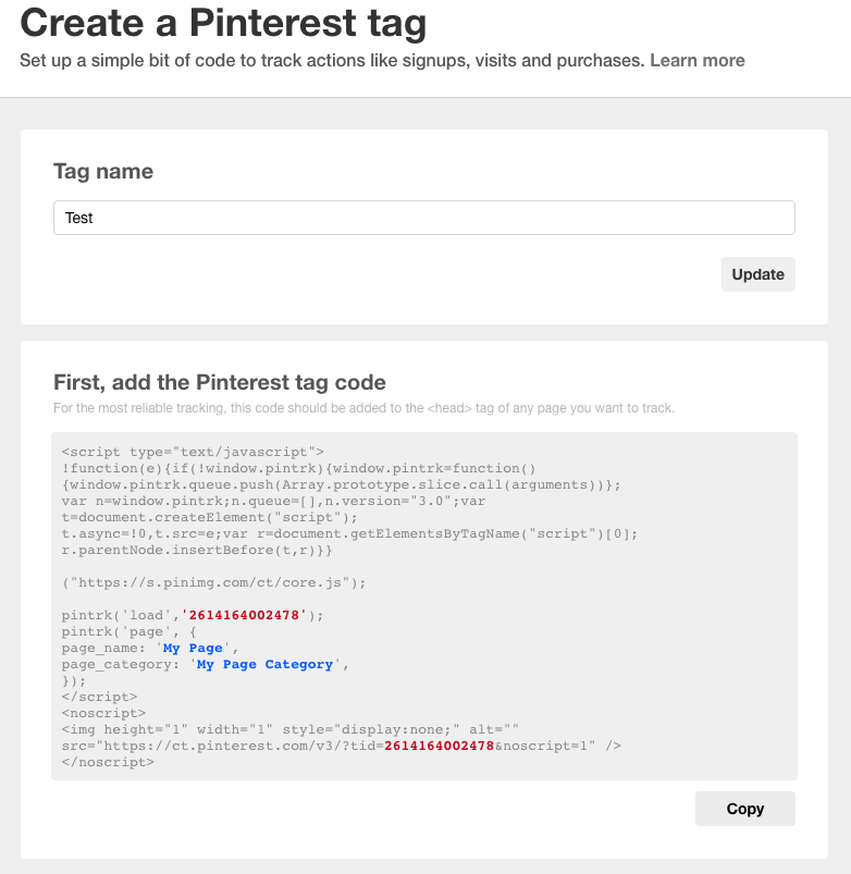 Pinterest Werbung