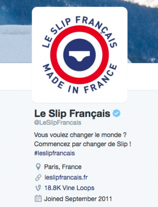 Biographie Twitter