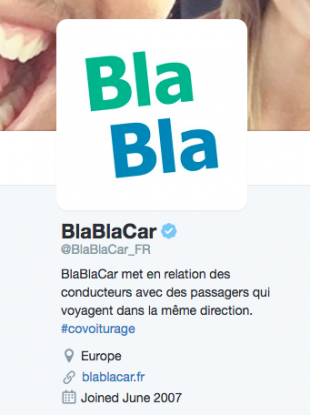 biographie Twitter