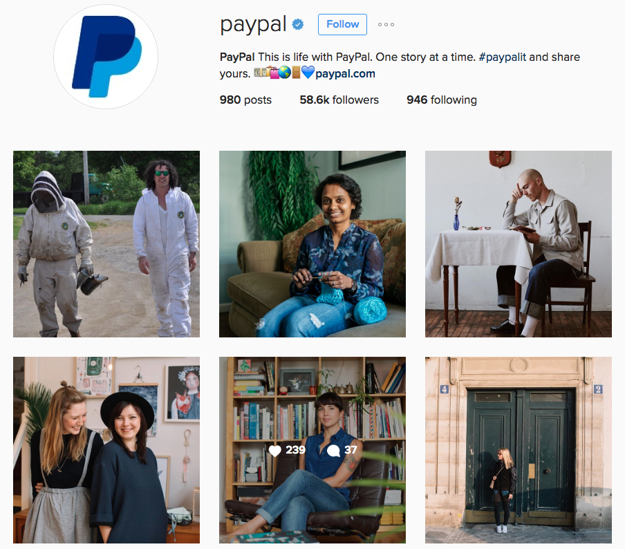 biographie Instagram