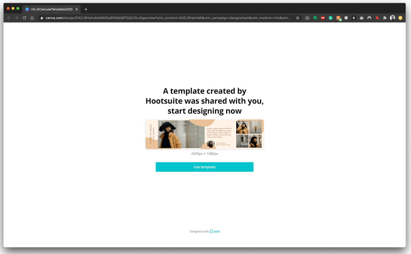 Instagram Karussell-Templates in Canva