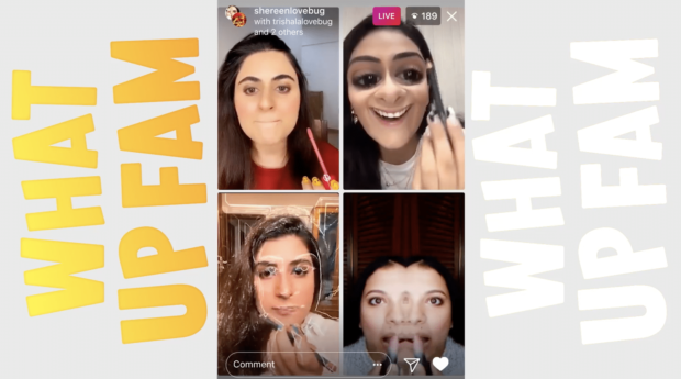 Instagram Live stream with 4 hosts (Instagram testing Live Rooms in India before international launch)