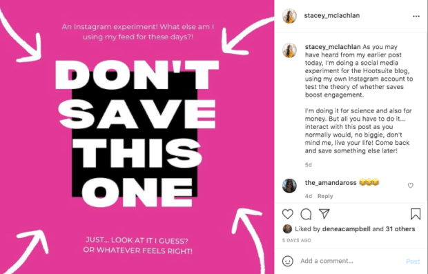 graphic typographic non-save post