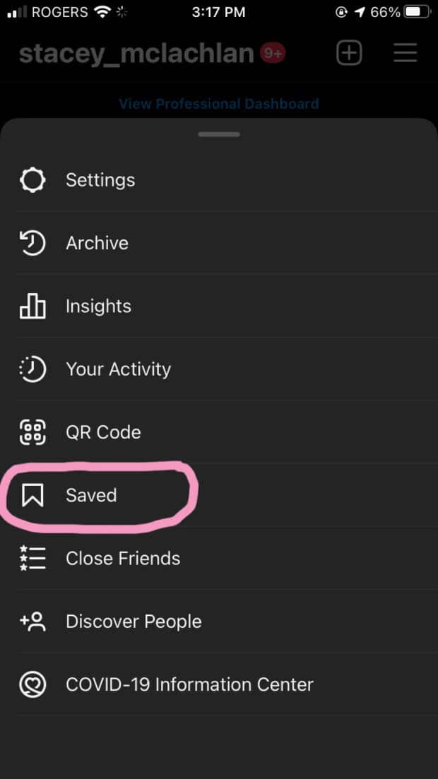 saved folder