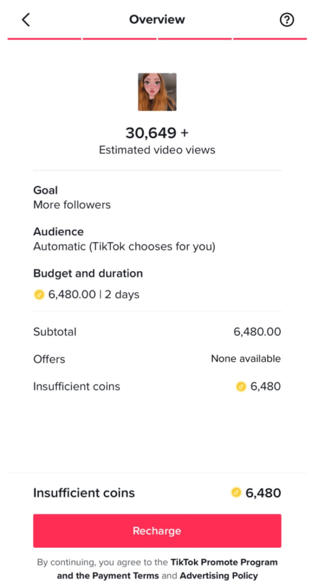 geschätzte Video Views