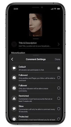 Facebook moderation tools for creators