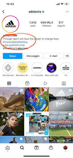 L’hashtag “branded” di Adidas Italia, #ImpossibleIsNothing