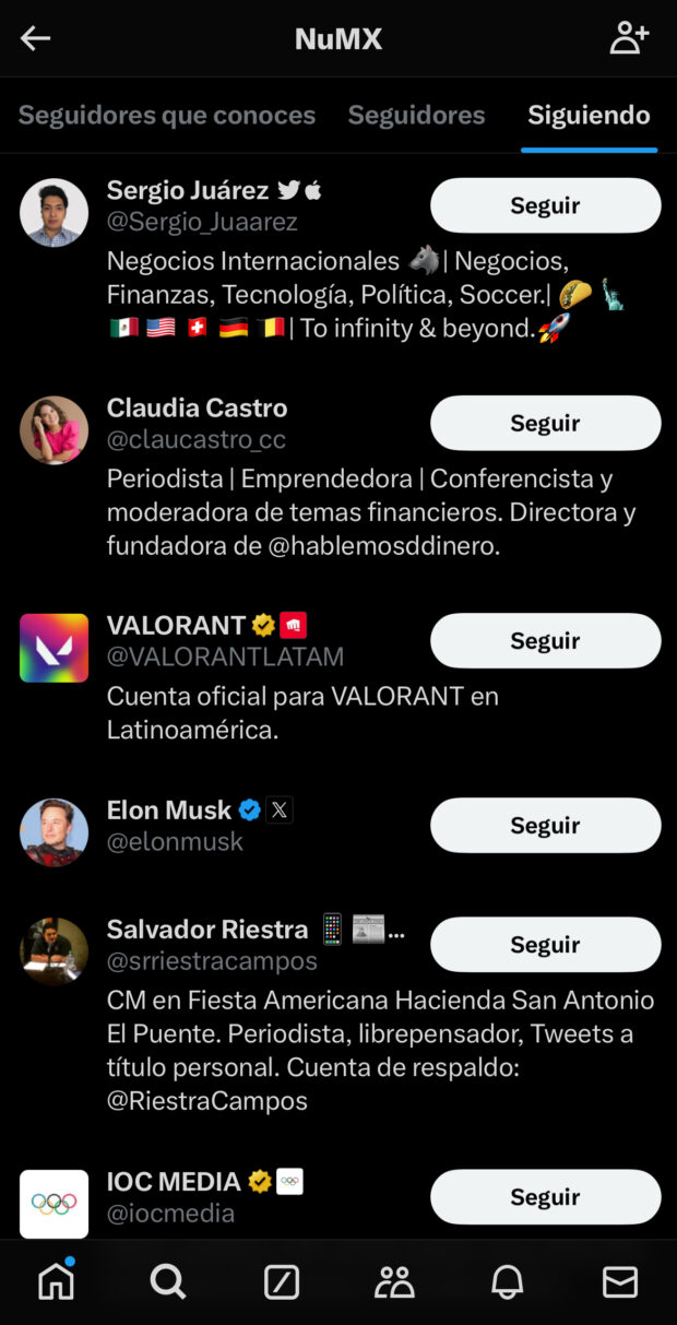 Nu sigue en Twitter cuentas relevantes de tecnología financiera