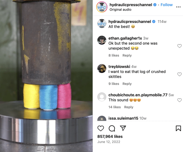 hydraulic press channel