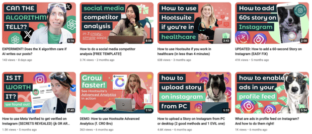 YouTube SEO includes custom thumbnails