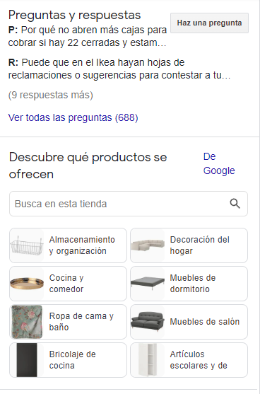 Preguntas y respuestas sobre Ikea y los productos de la tienda