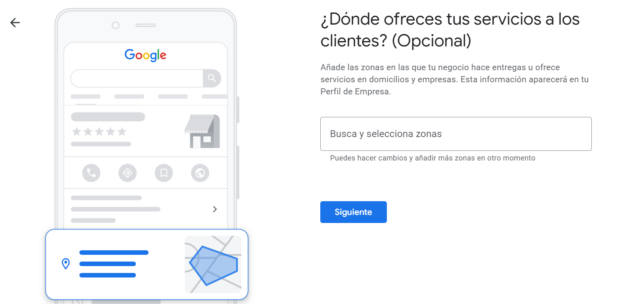 Indica la región o regiones donde ofreces tus servicios.