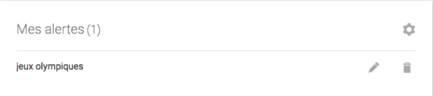 Mes alertes