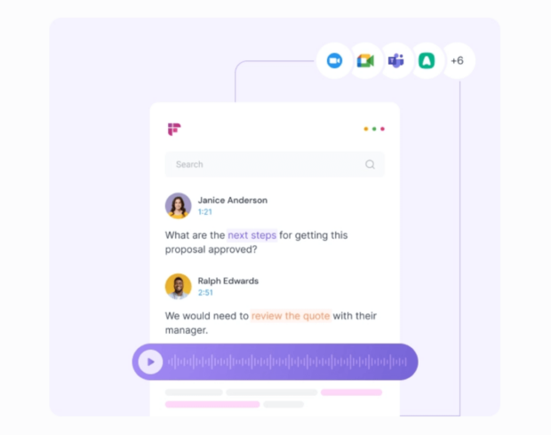 Fireflies.AI note taking and transcription app