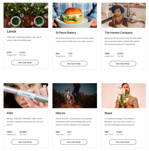 The Shelf online portfolio successful branding campaigns such as Lenox and St Pierre Bakery