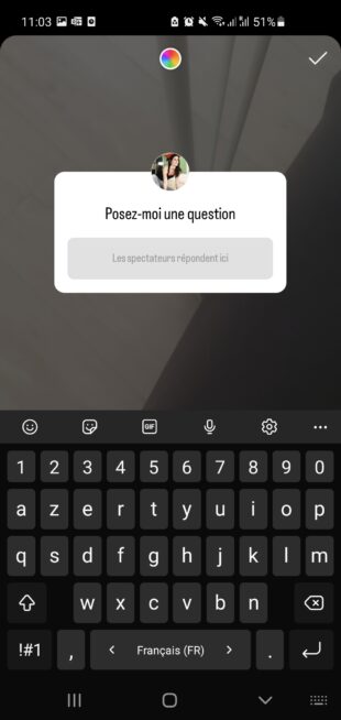 Stories Instagram : sticker questions