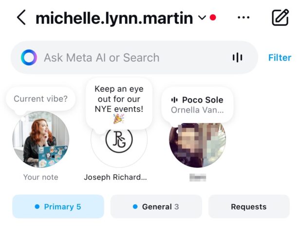 Instagram Story Notes NYE events and Poco Sole